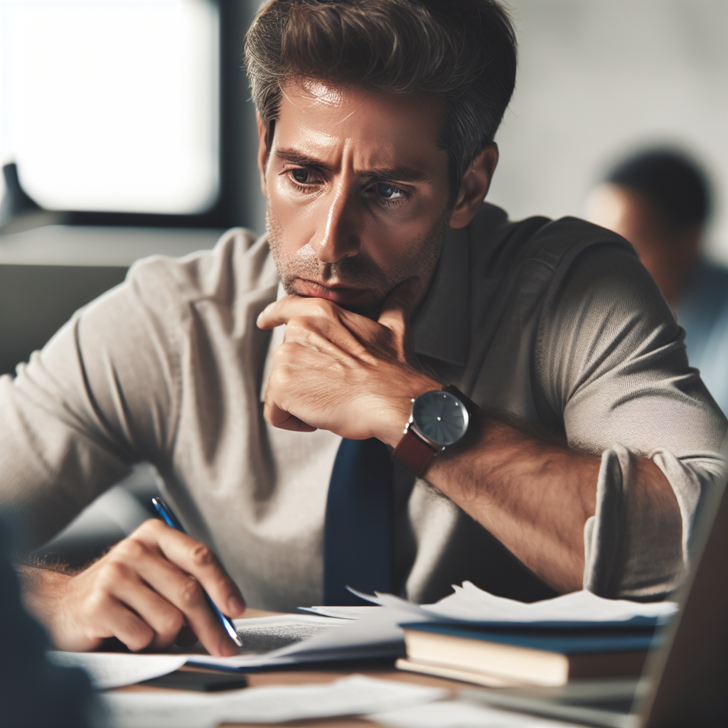 Co robi mężczyzna kiedy ma problemy?