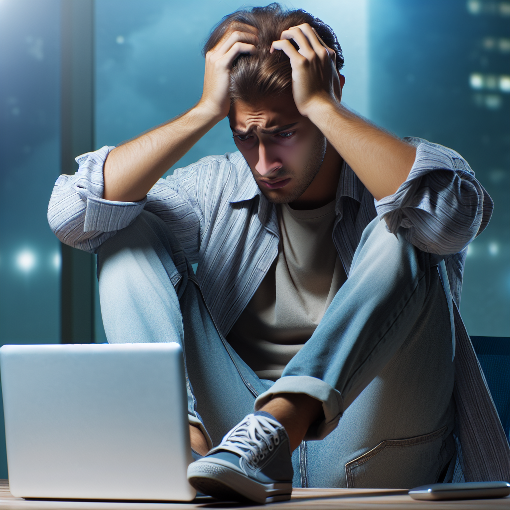 Co robi mężczyzna kiedy ma problemy?