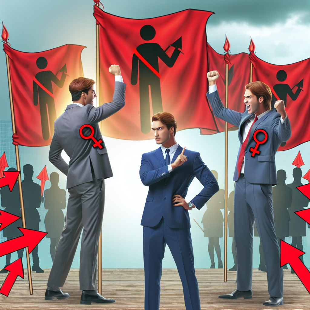 Czerwone flagi przy agresji mężczyzn